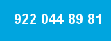 922 044 89 81 922 044 89 81